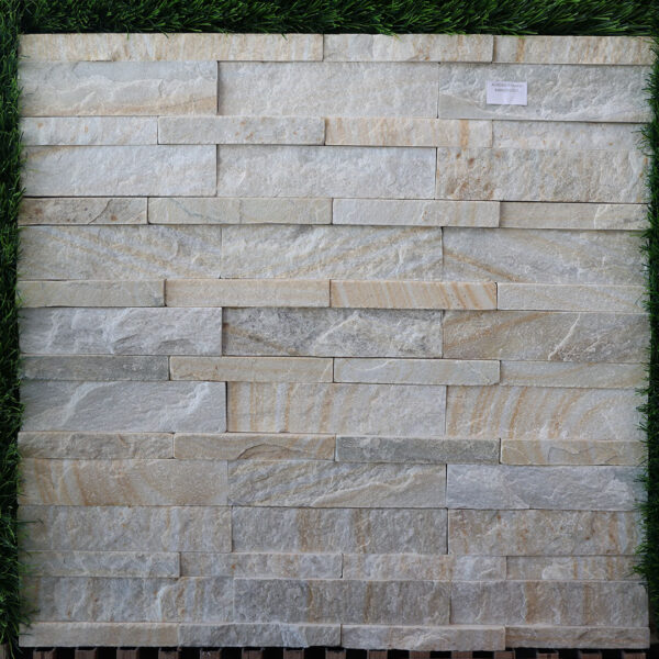 Almond Panel bianco Gold