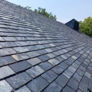 Top nail natural slate roof tile