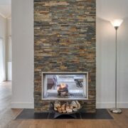 Rusty slate Riven stone cladding