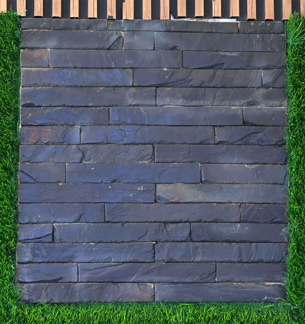 black African Riven stone cladding