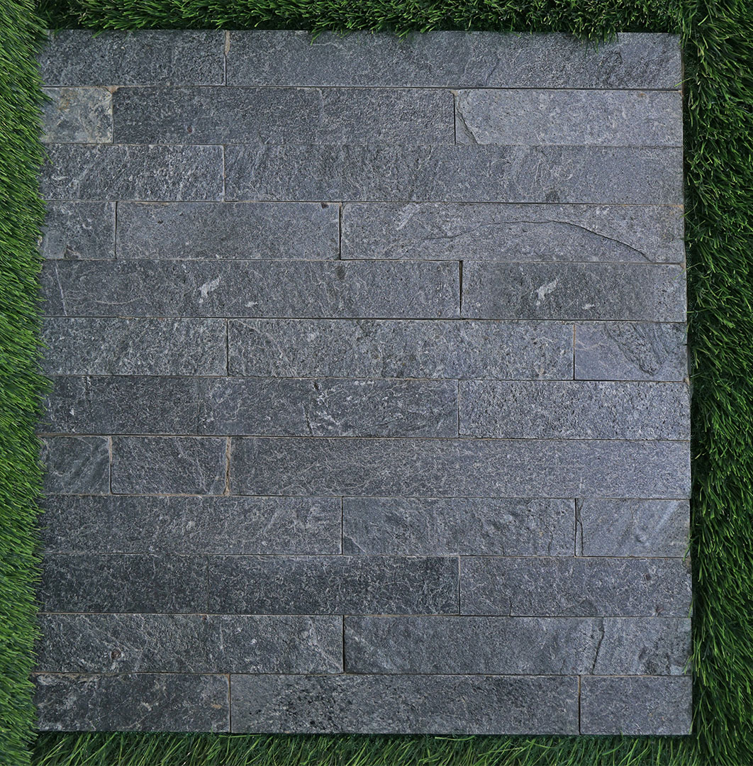 Quarzite Silver Grey stone cladding