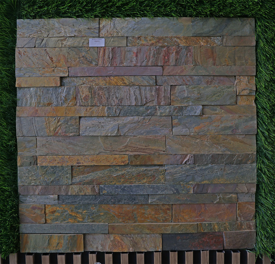Rich Autumn stone cladding Panels